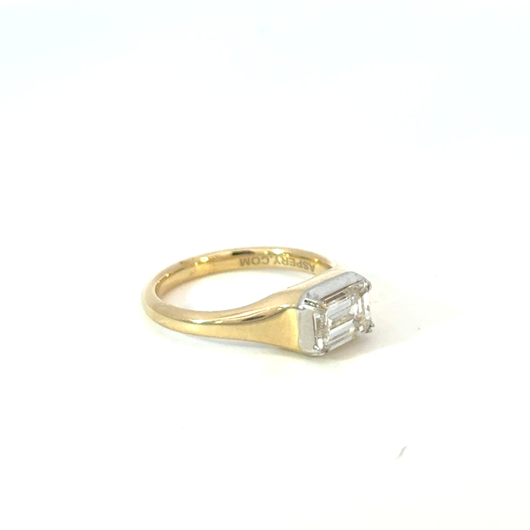 Lumen Emerald Cut Diamond Ring