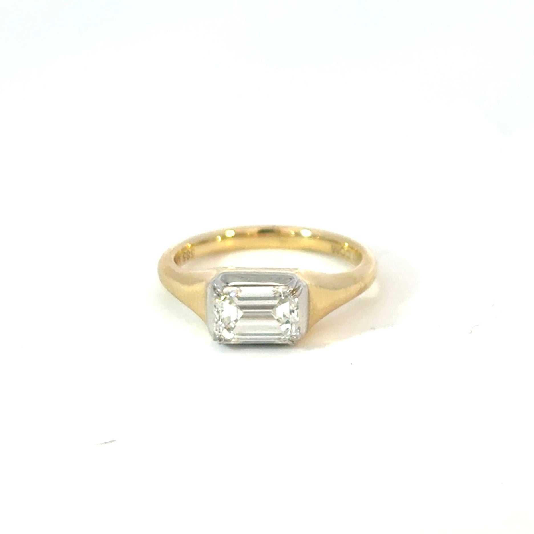 Lumen Emerald Cut Diamond Ring