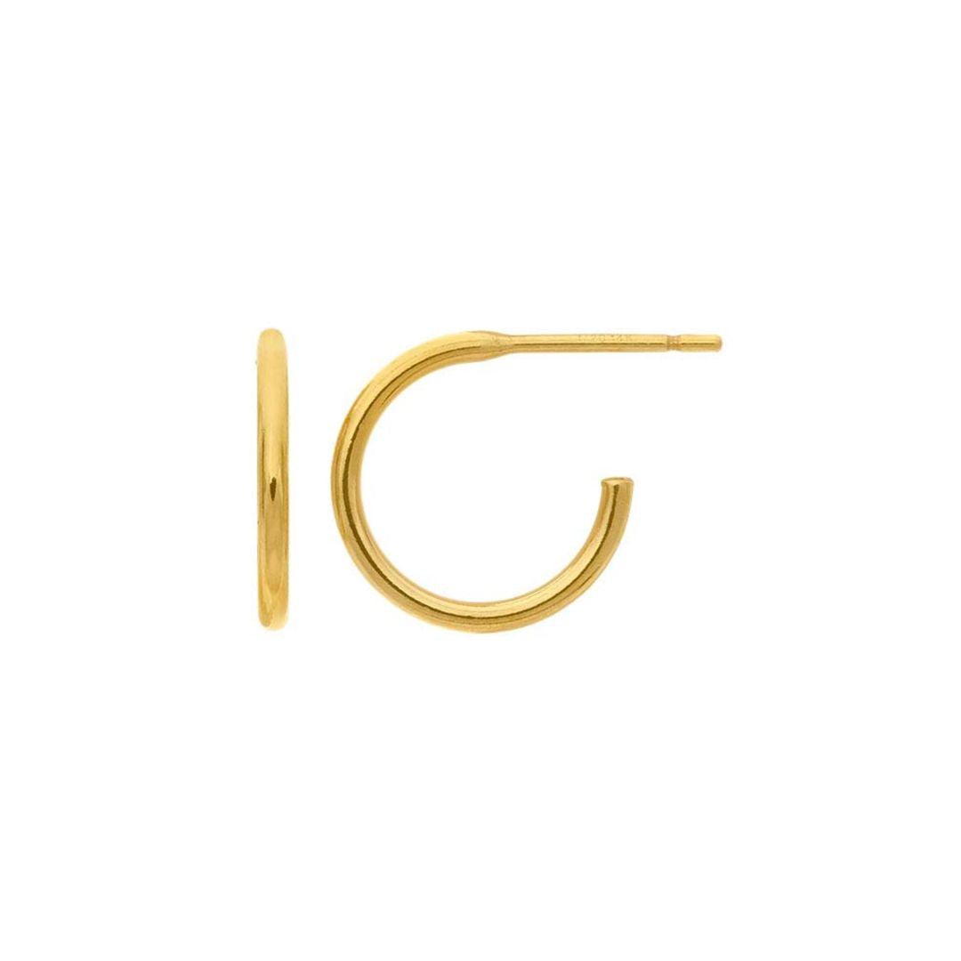 Thin Hoop Earrings - Nashelle