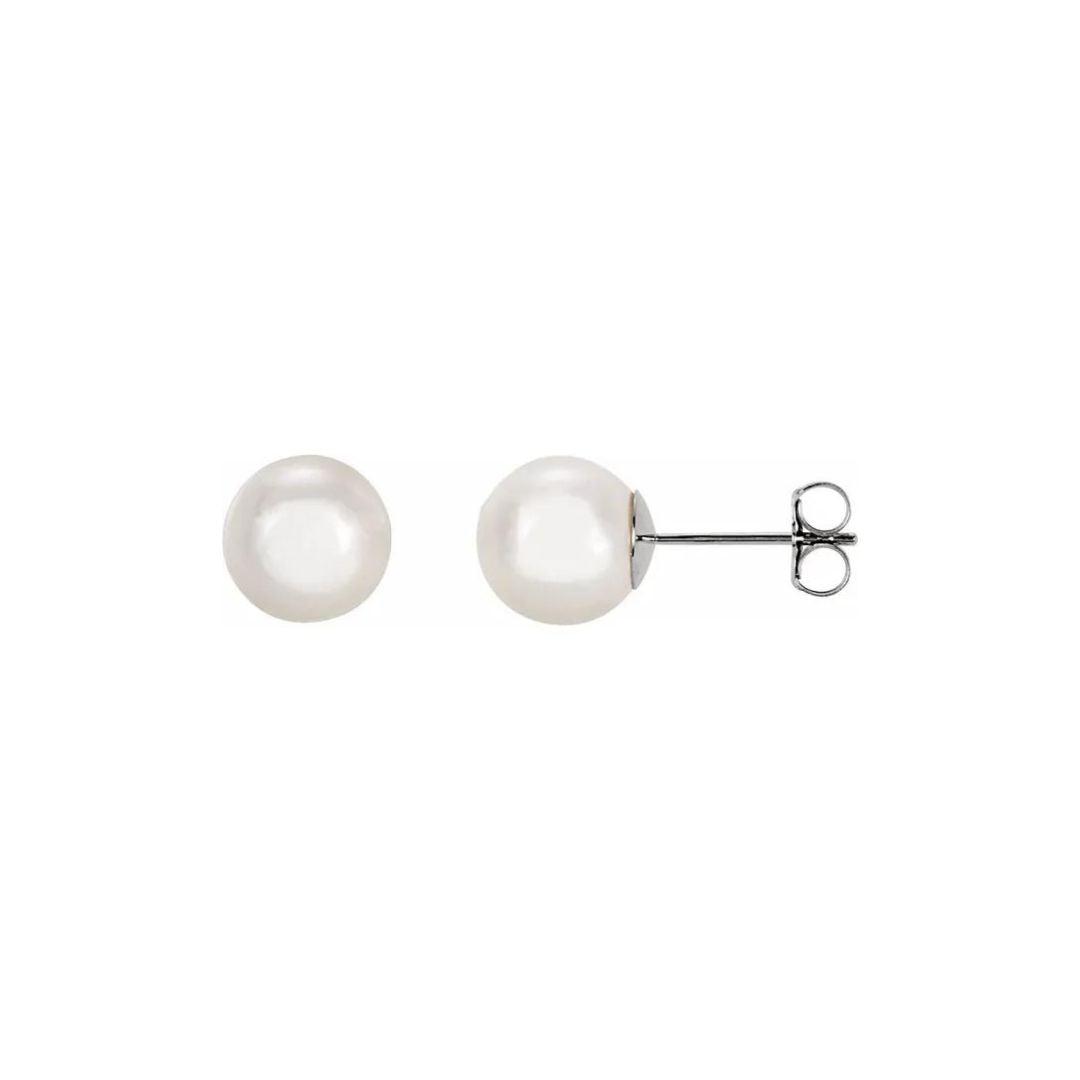 Akoya Pearl Studs - Nashelle