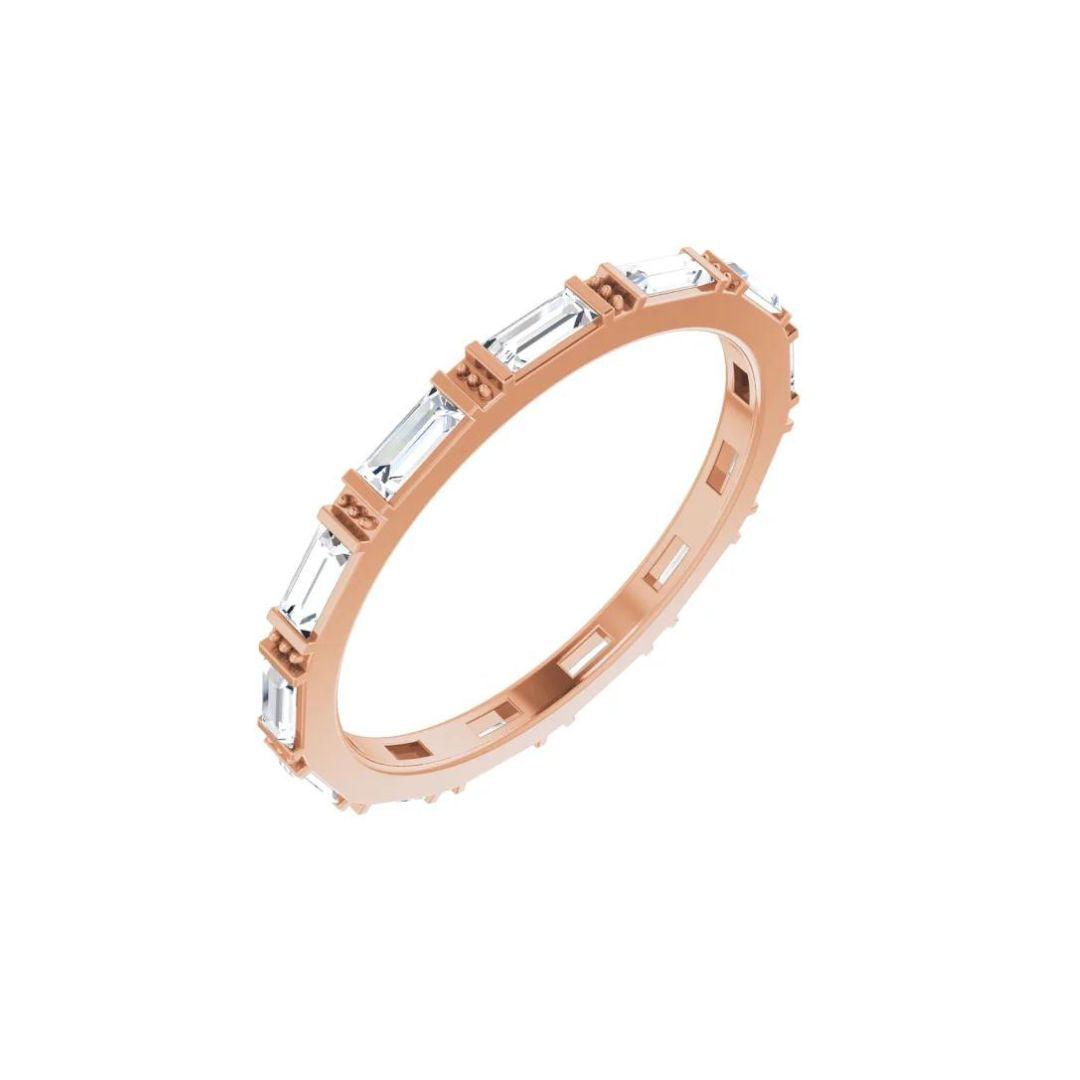 Baguette Eternity Band - Nashelle