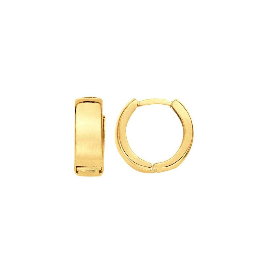 Wide Huggie Earrings - Nashelle