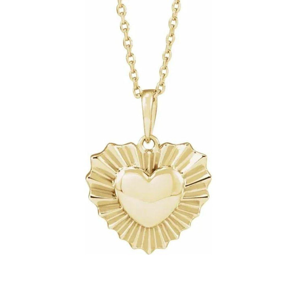 Starburst Heart Necklace - Nashelle