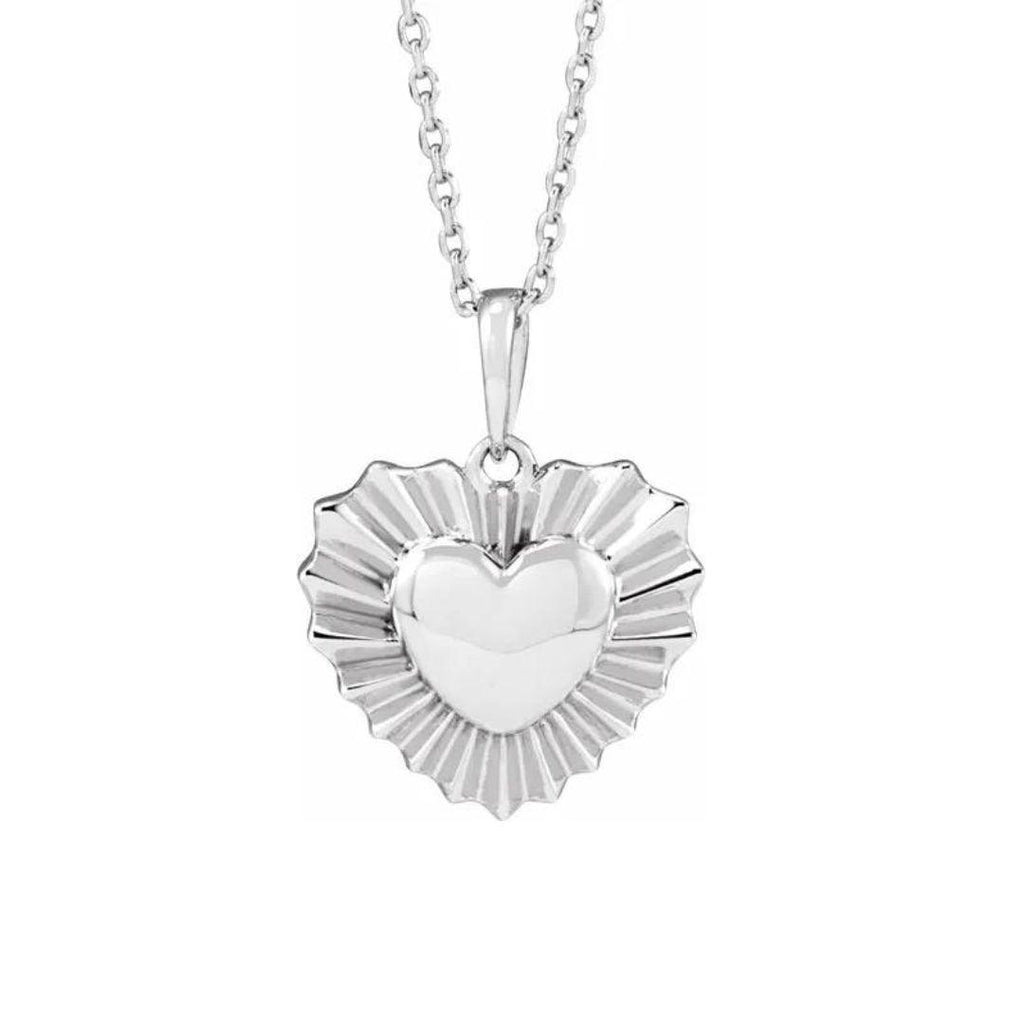 Starburst Heart Necklace - Nashelle