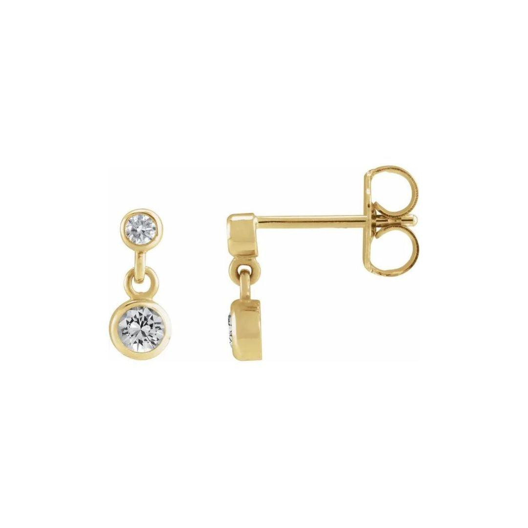 Sapphire Dangle Earrings - Nashelle