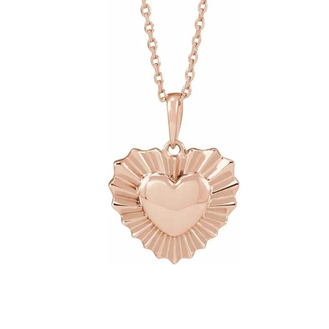 Starburst Heart Necklace - Nashelle
