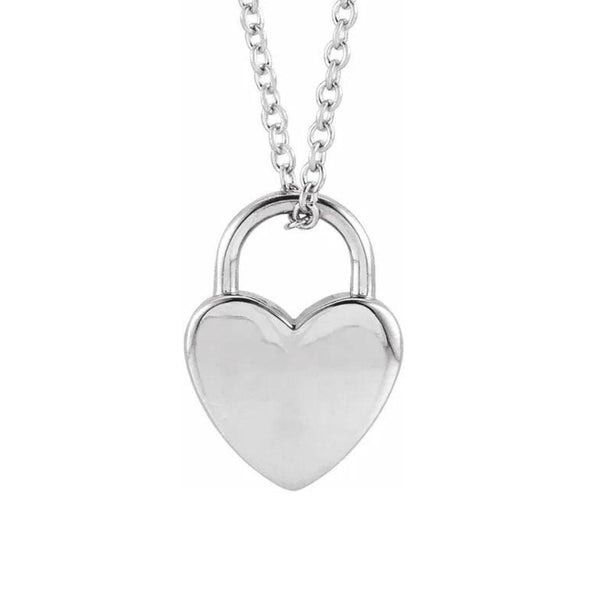 Heart Lock Necklace - Nashelle