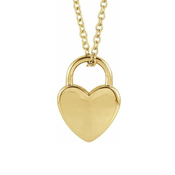 Heart Lock Necklace - Nashelle