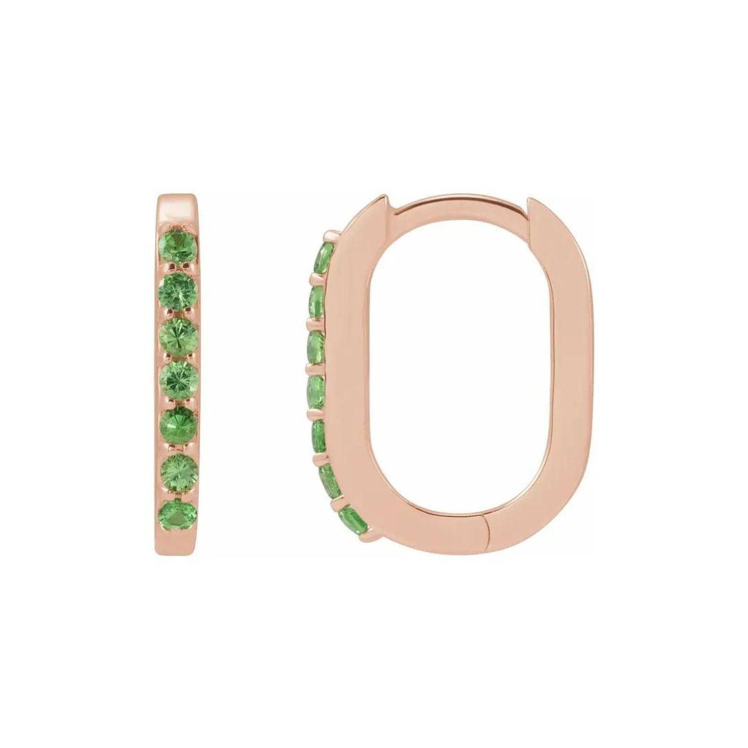 Elongated Huggies With Stones - Nashelle