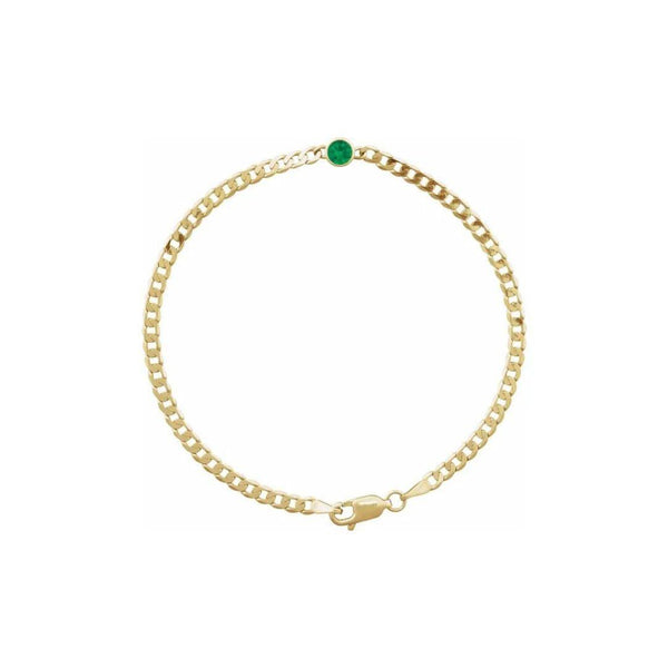 Emerald Link Bracelet - Nashelle