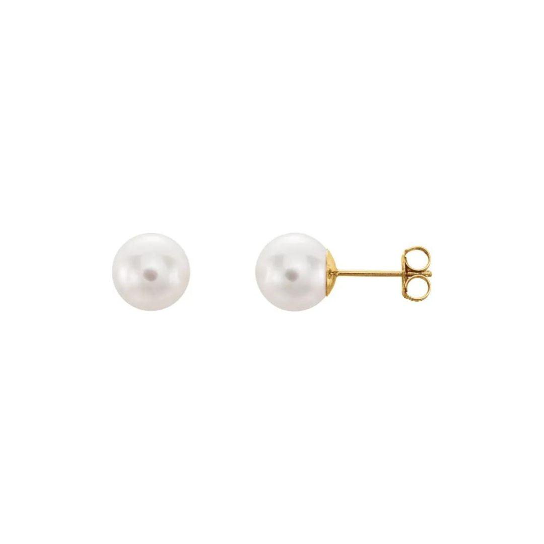 Akoya Pearl Studs - Nashelle