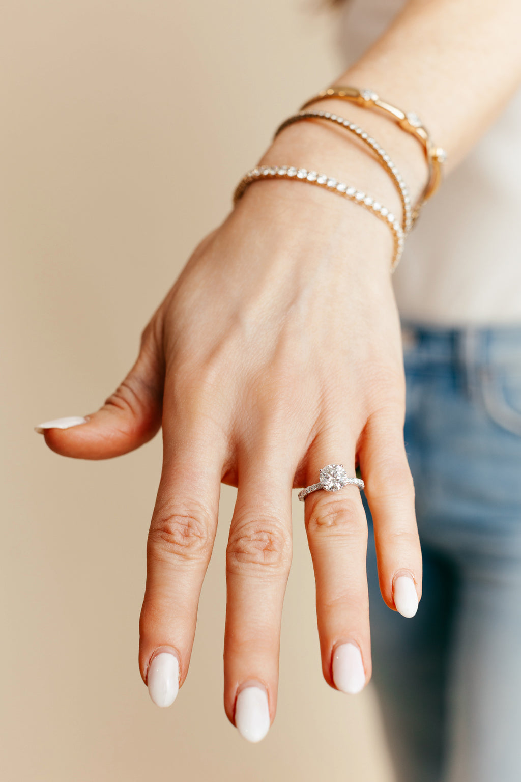 Lab Grown Diamond Engagement Ring