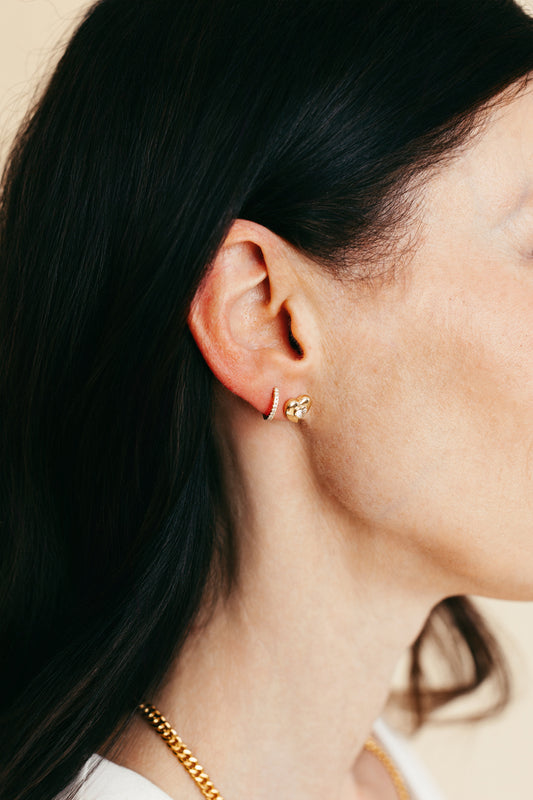 15mm Diamond Huggies