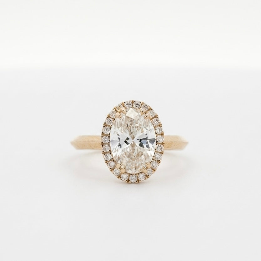 Oval Cut Diamond Ring