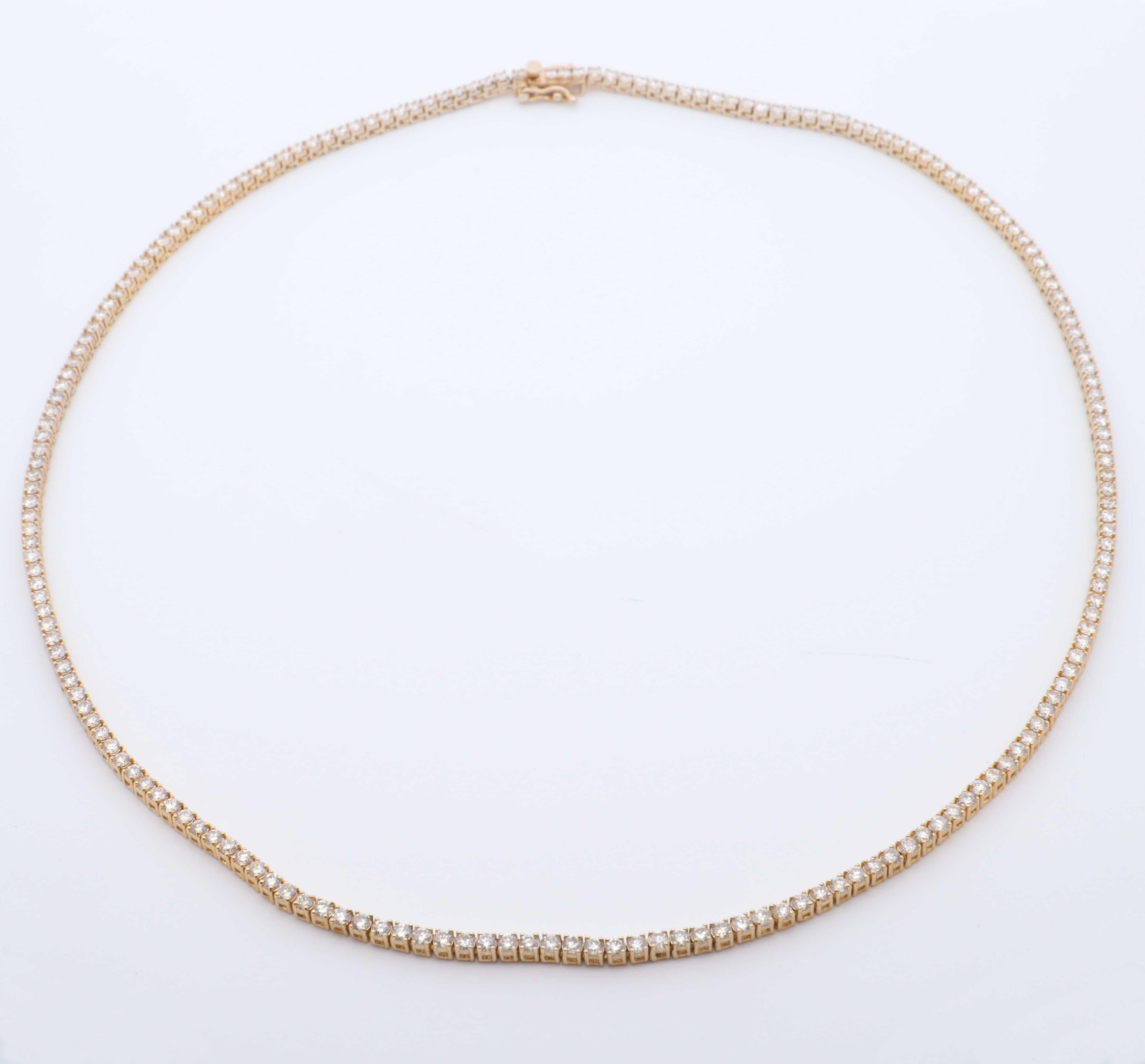 Diamond Tennis Necklace - Nashelle