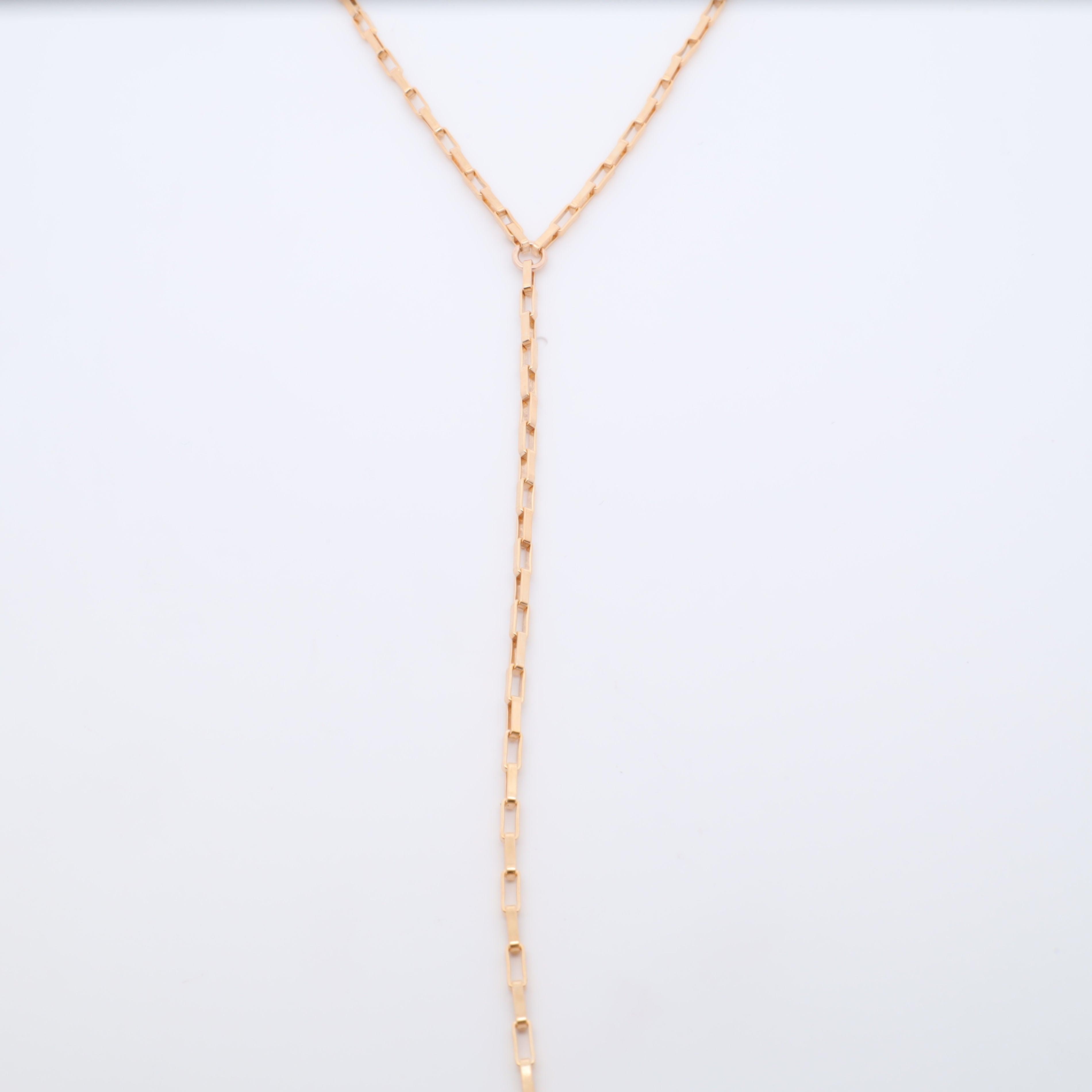 Box Chain Lariat - Nashelle