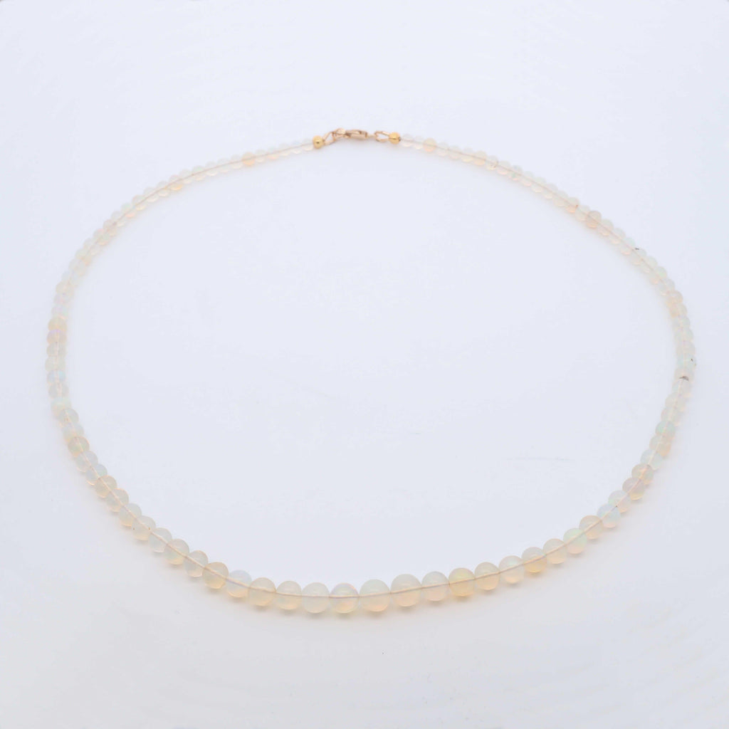 Graduated Ethiopian Opal Necklace - Nashelle