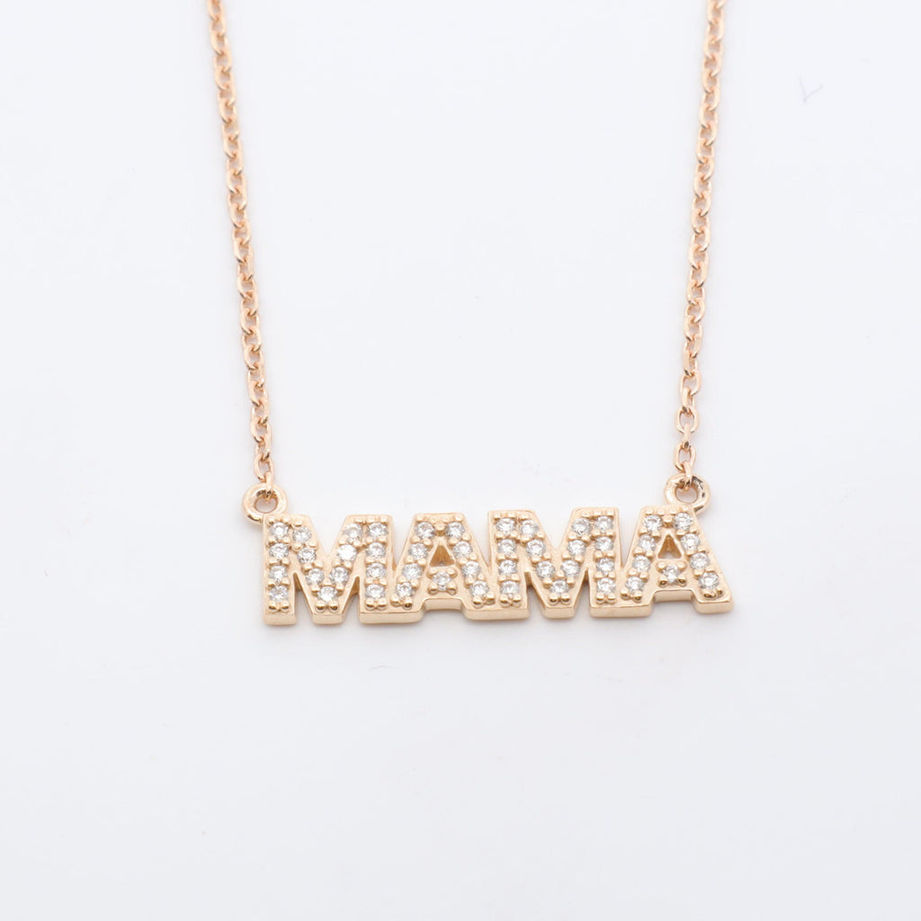 Diamond MAMA Necklace - Nashelle