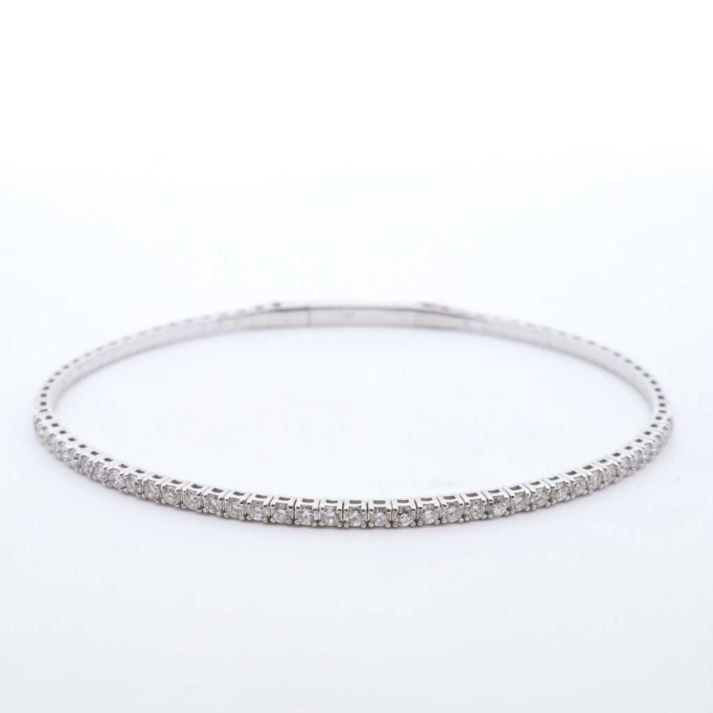 Large Diamond Bangle - Nashelle