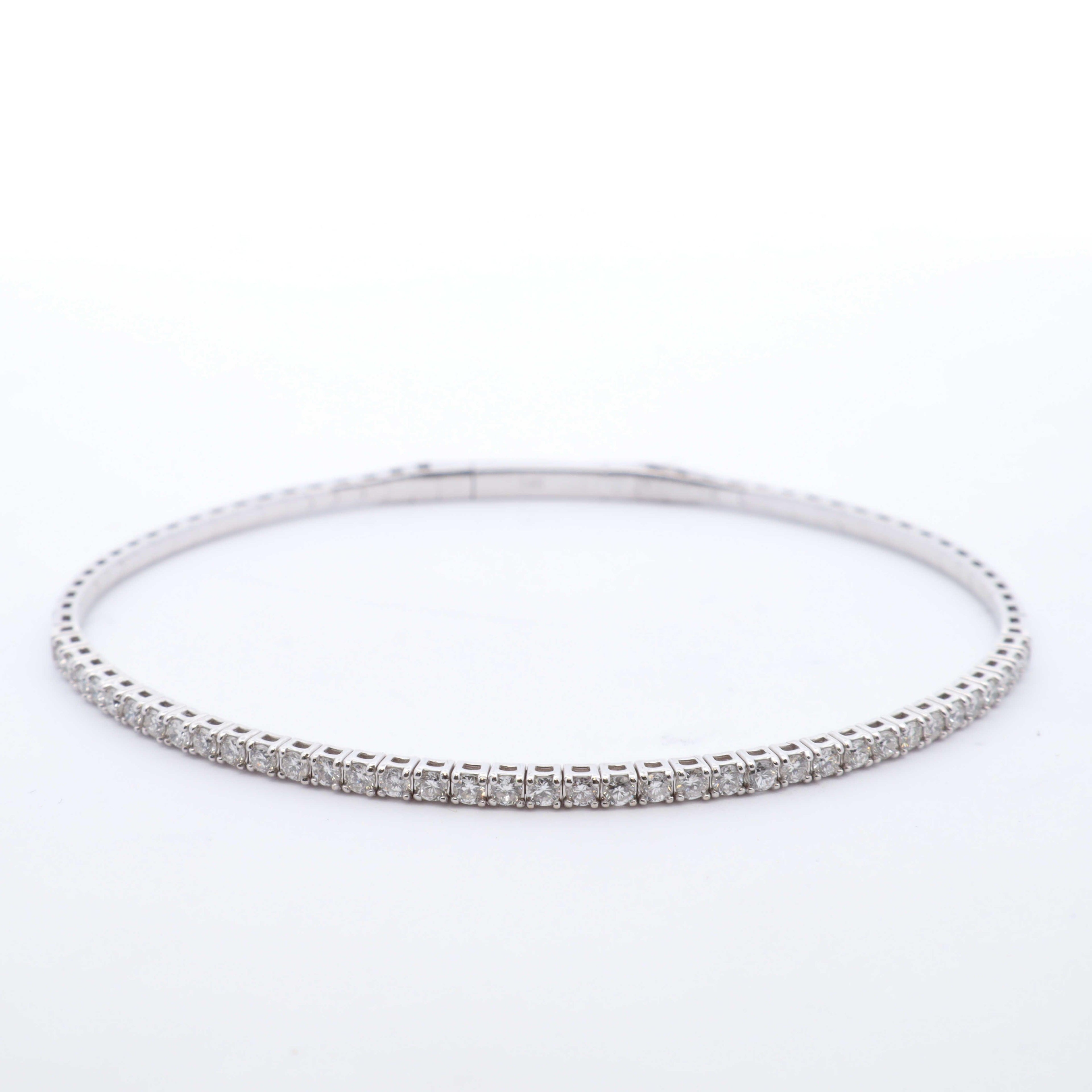 Large Diamond Bangle - Nashelle