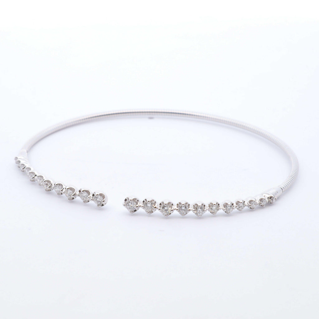 Graduated Diamond Cuff - Nashelle