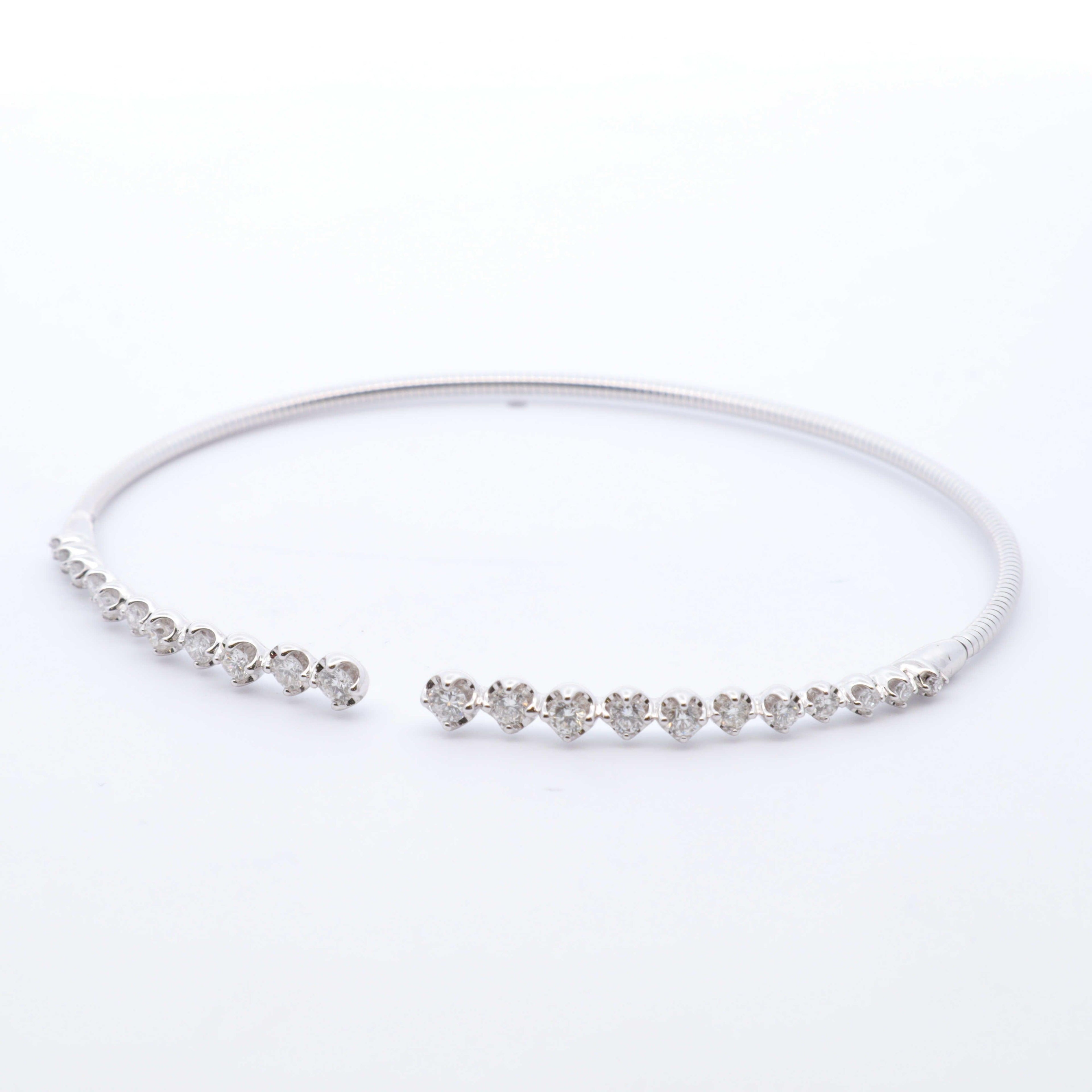 Graduated Diamond Cuff - Nashelle