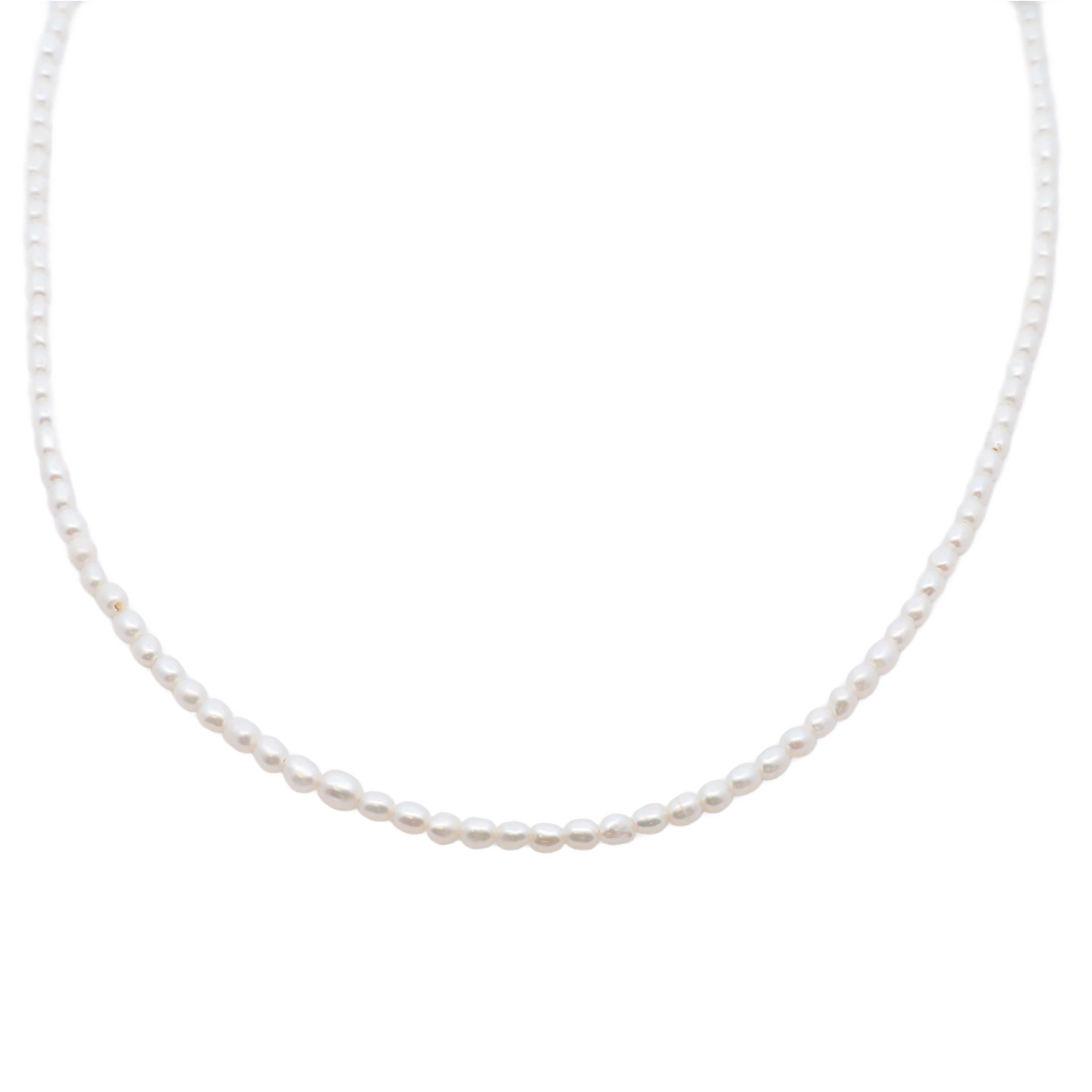Petite Seed Pearl Necklace - Nashelle
