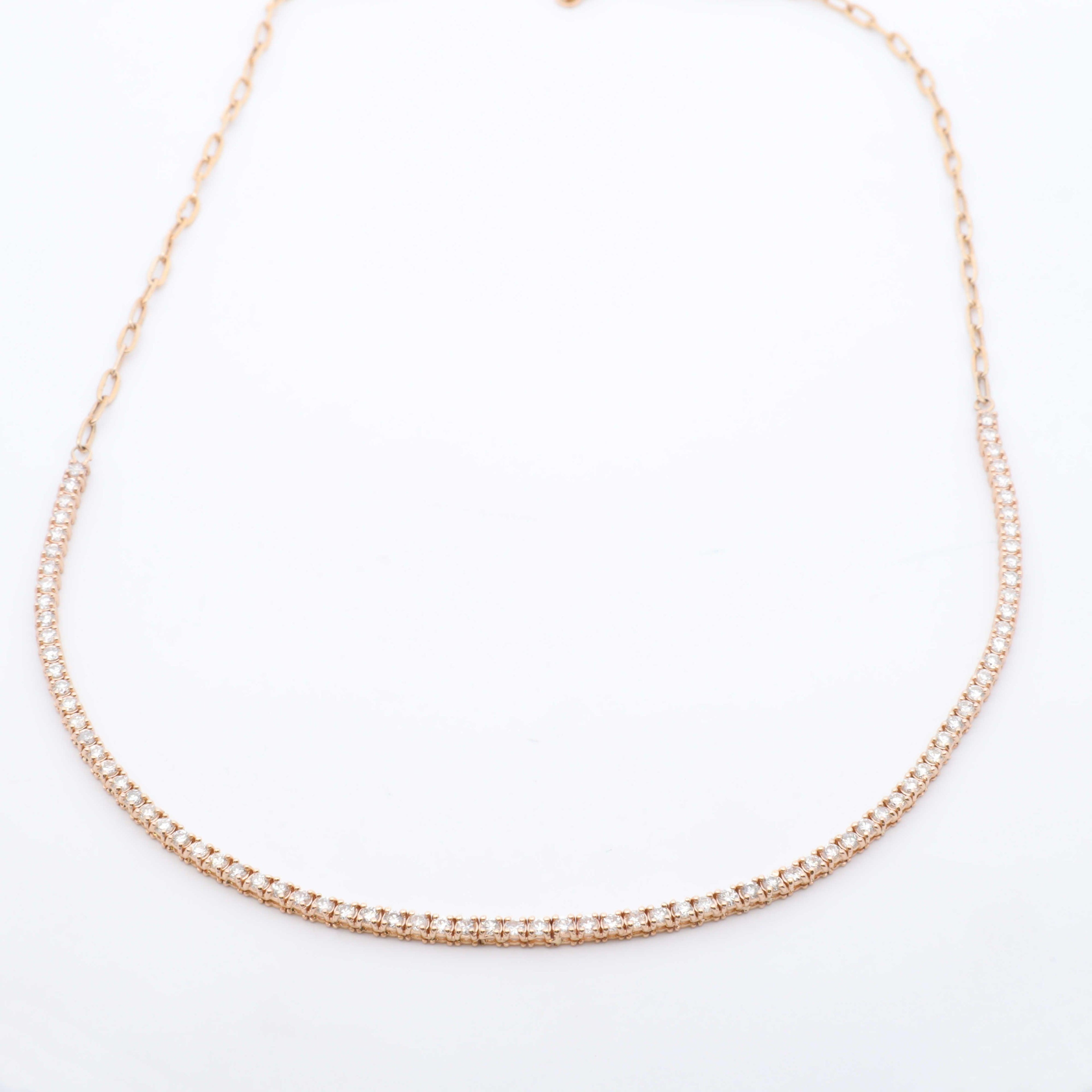 Unity Diamond Tennis Necklace - Nashelle