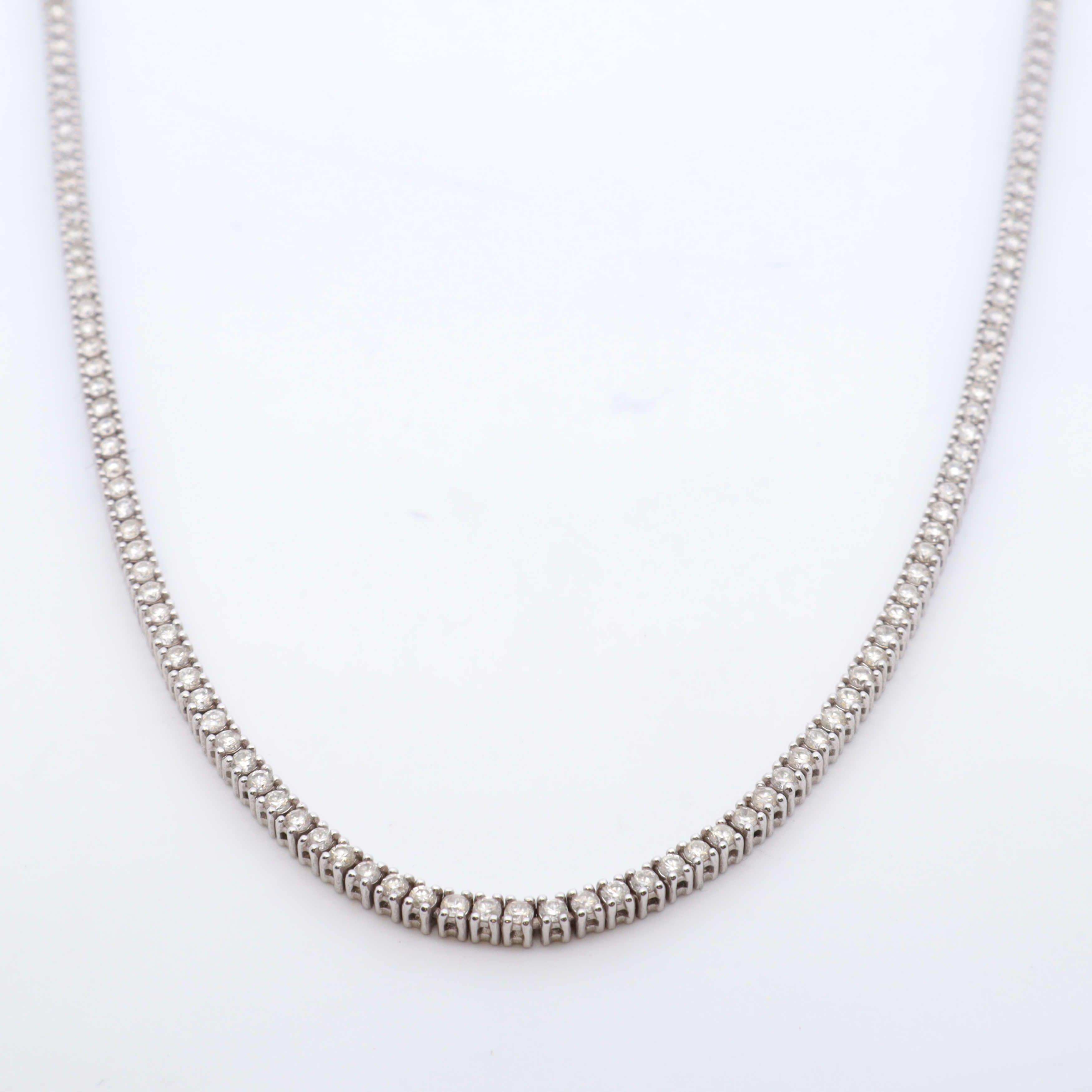 Diamond Eternity Necklace - Nashelle