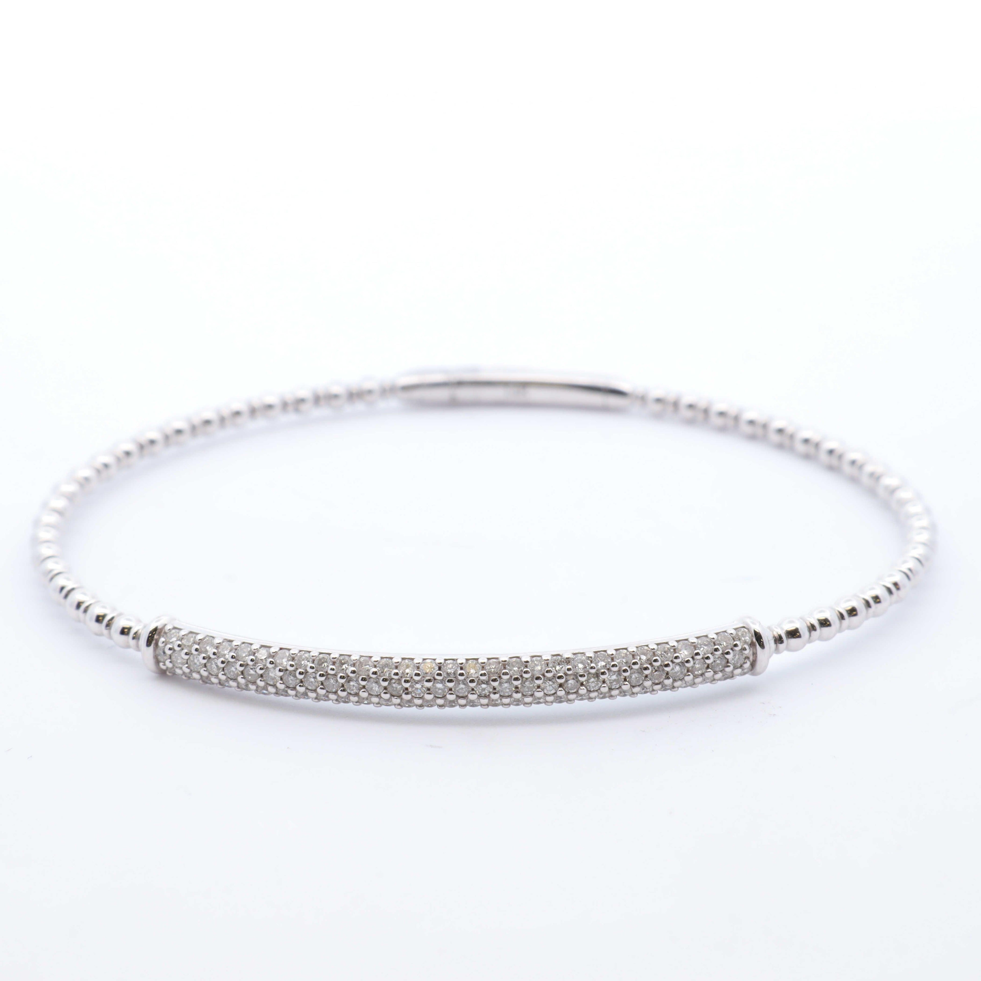 Diamond Bar Bangle - Nashelle