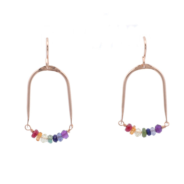 Rainbow Gem Earrings - Nashelle