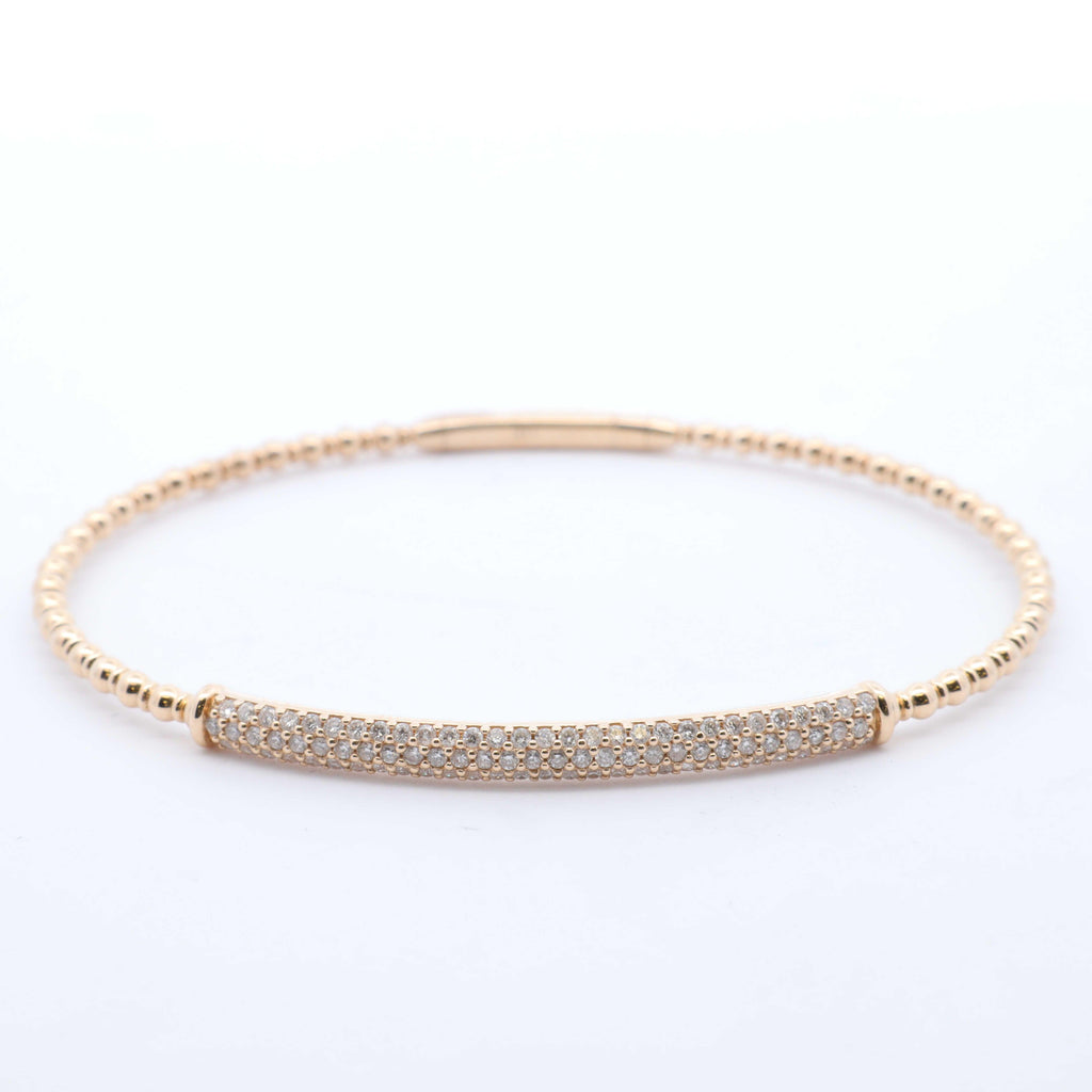 Diamond Bar Bangle - Nashelle