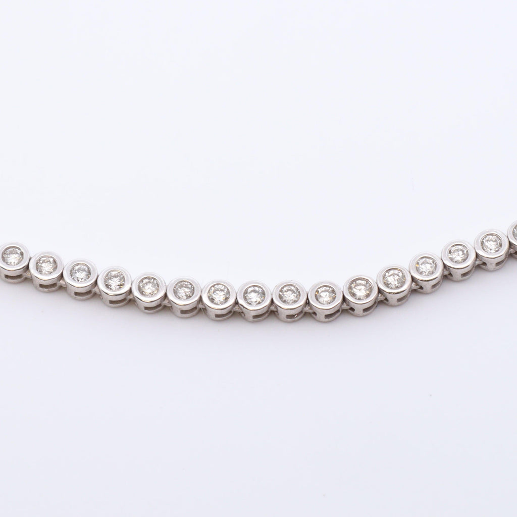 Bezel Tennis Necklace - Nashelle