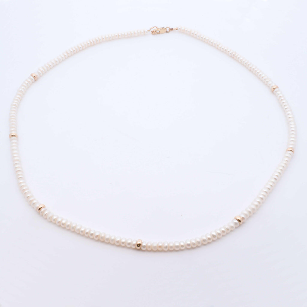 Pearl & Gold Necklace - Nashelle