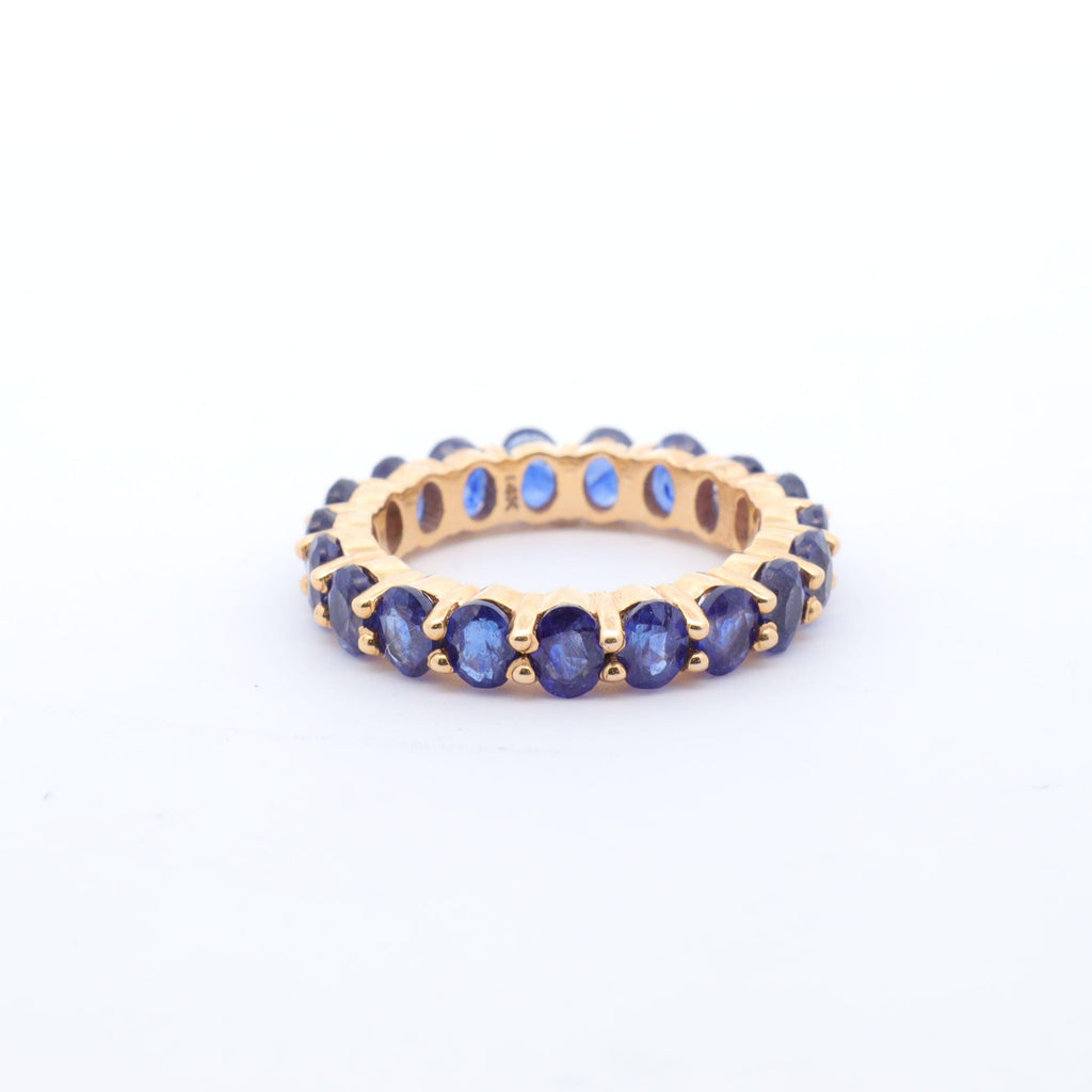 Blue Sapphire Eternity Band - Nashelle