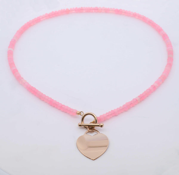 Pink Opal Necklace - Nashelle