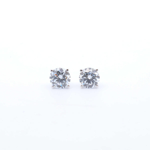 Diamond Martini Stud Earrings - Nashelle