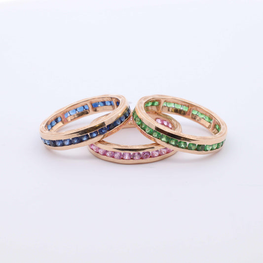 Sapphire Channel Ring - Nashelle