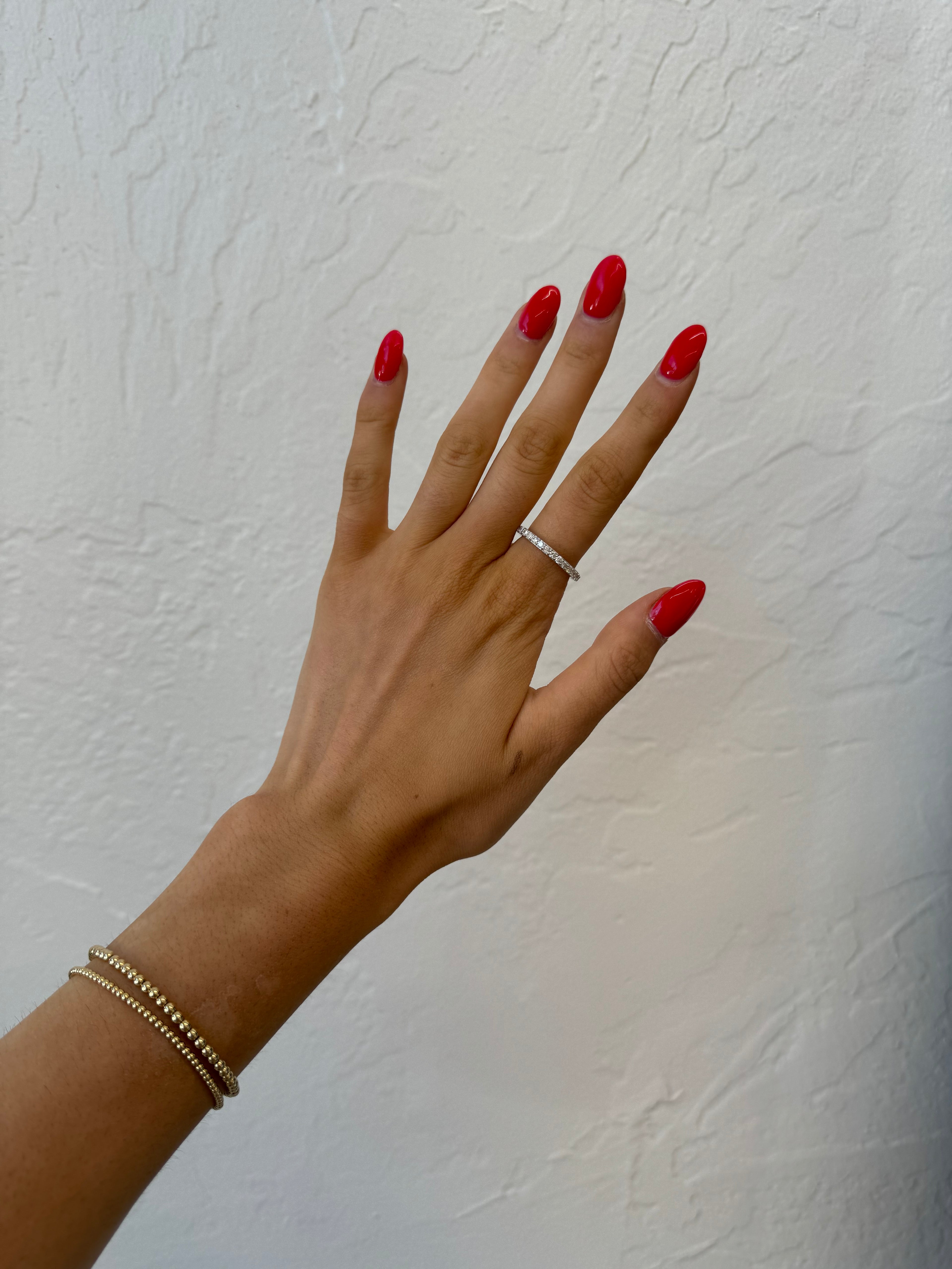 14K Diamond Eternity Band