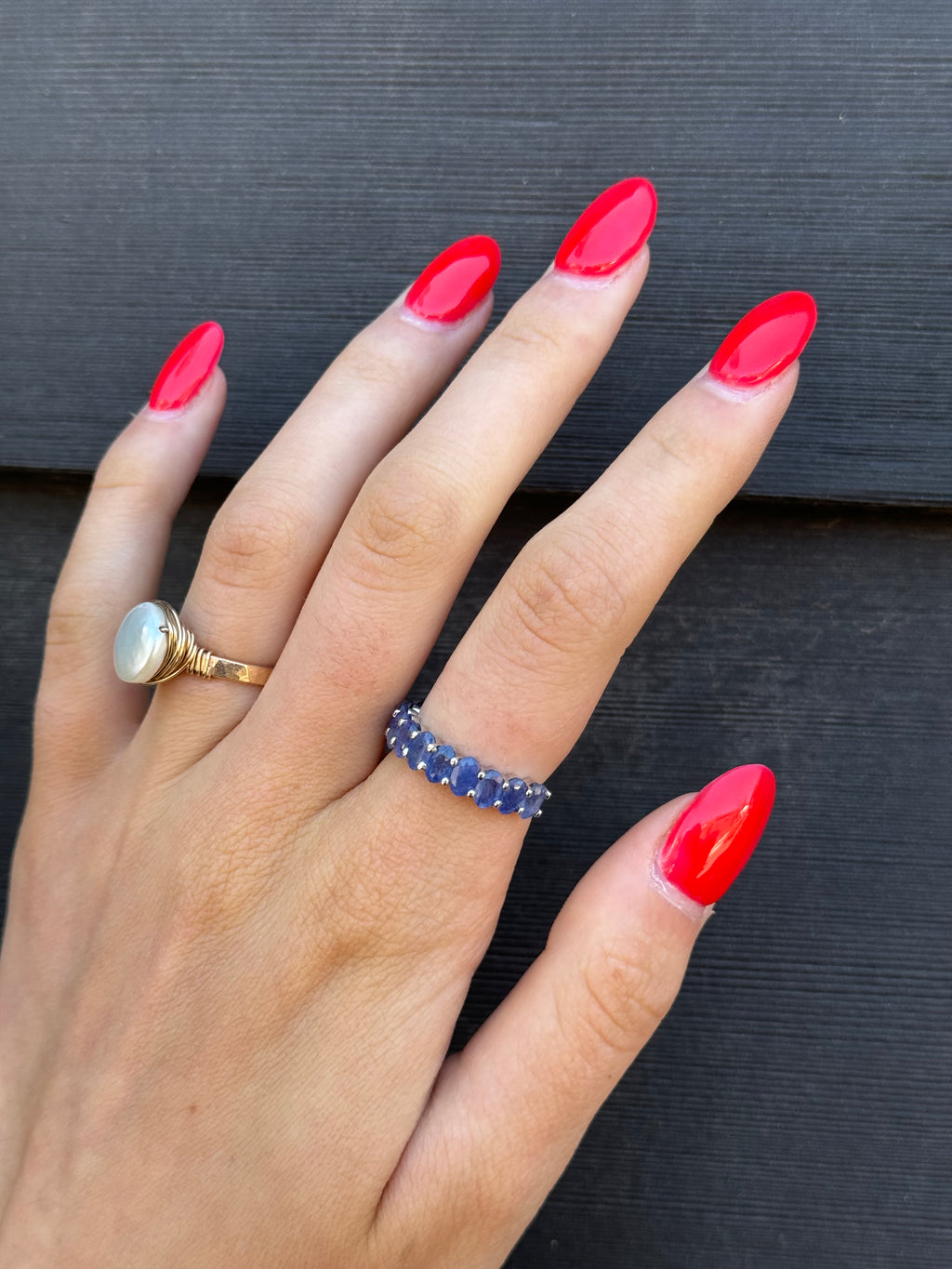 Sapphire Anniversary Band