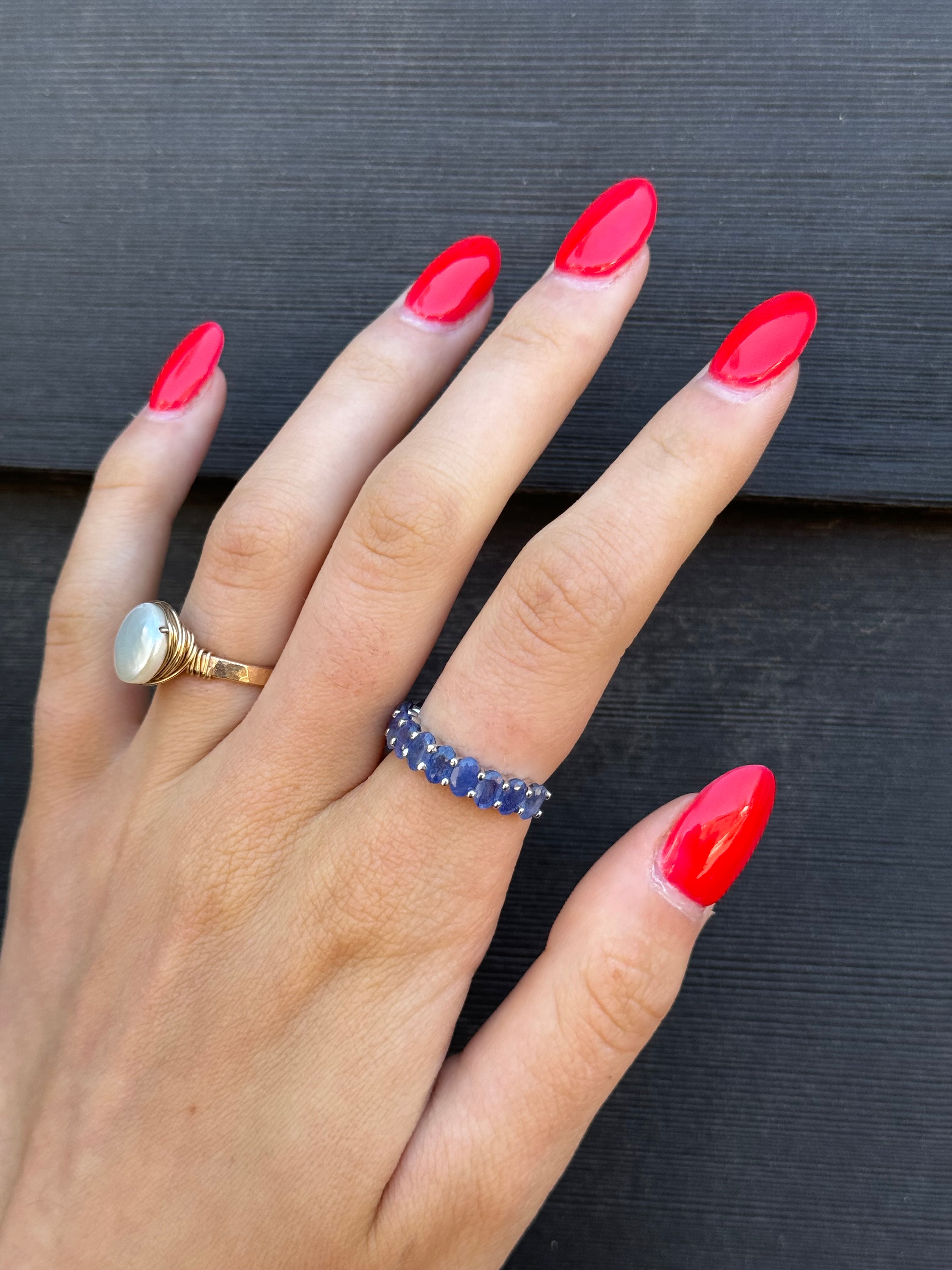 Sapphire Anniversary Band