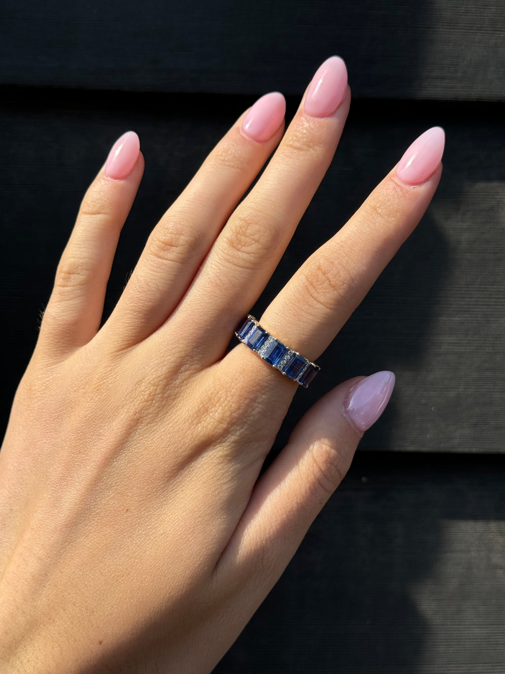 Diamond and Sapphire Ring