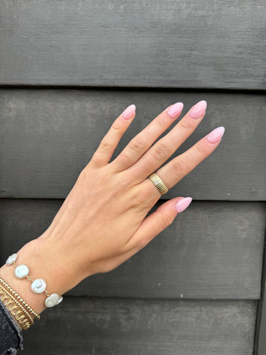 Textured Diamond Band