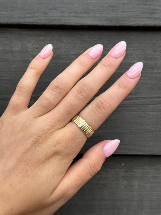 Textured Diamond Band