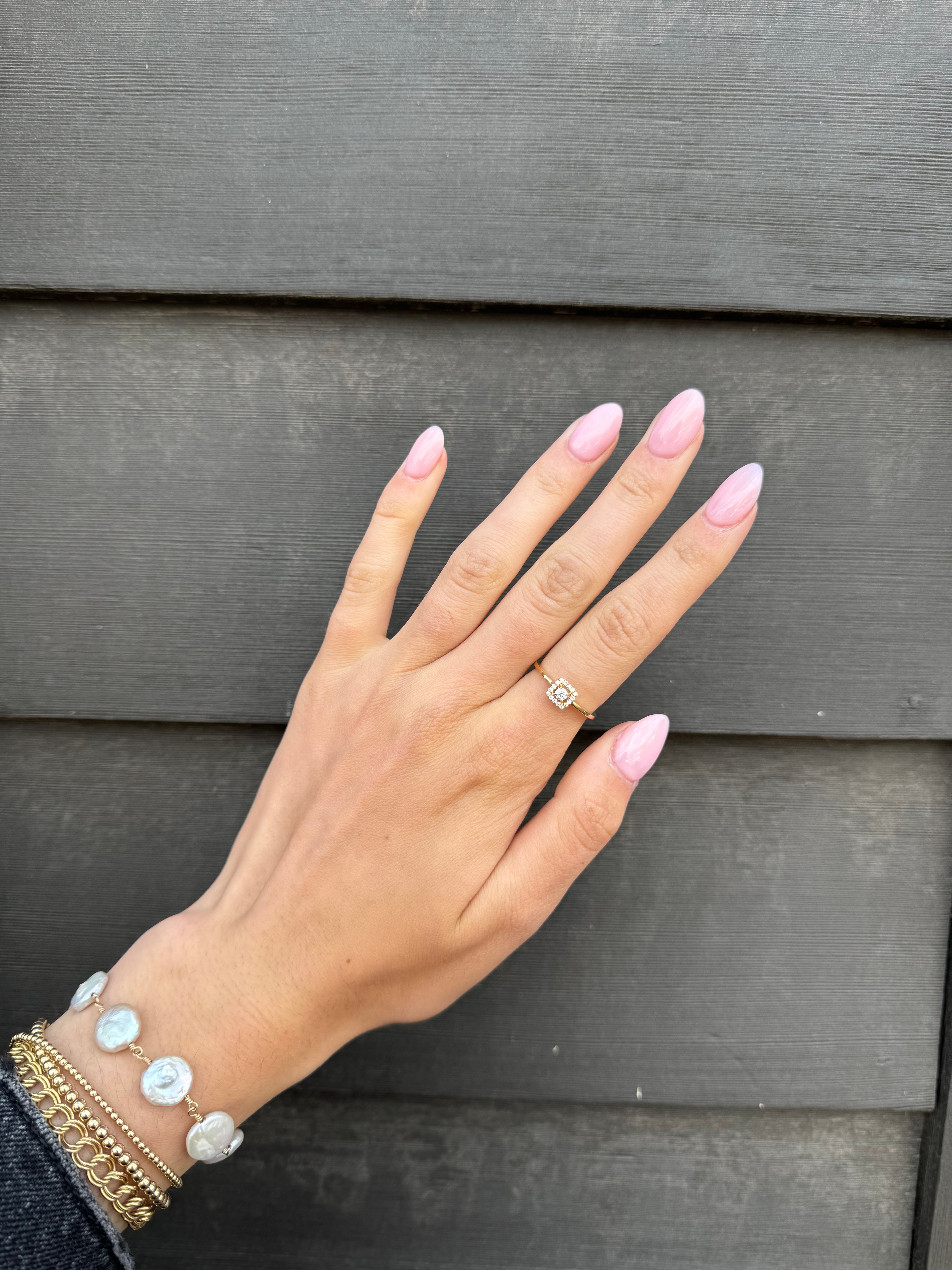 Princess Cut Diamond Halo Ring