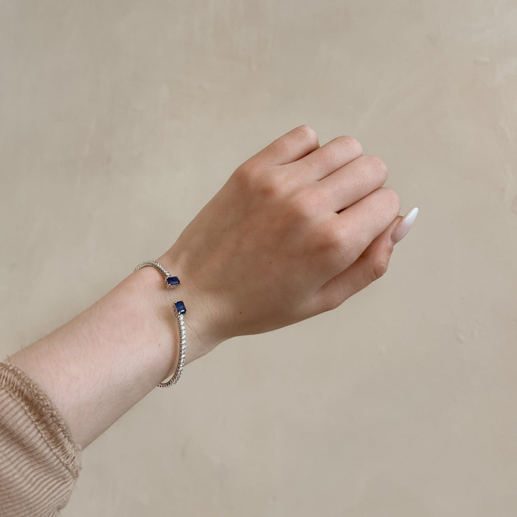 Sapphire Flex Bangle - Nashelle