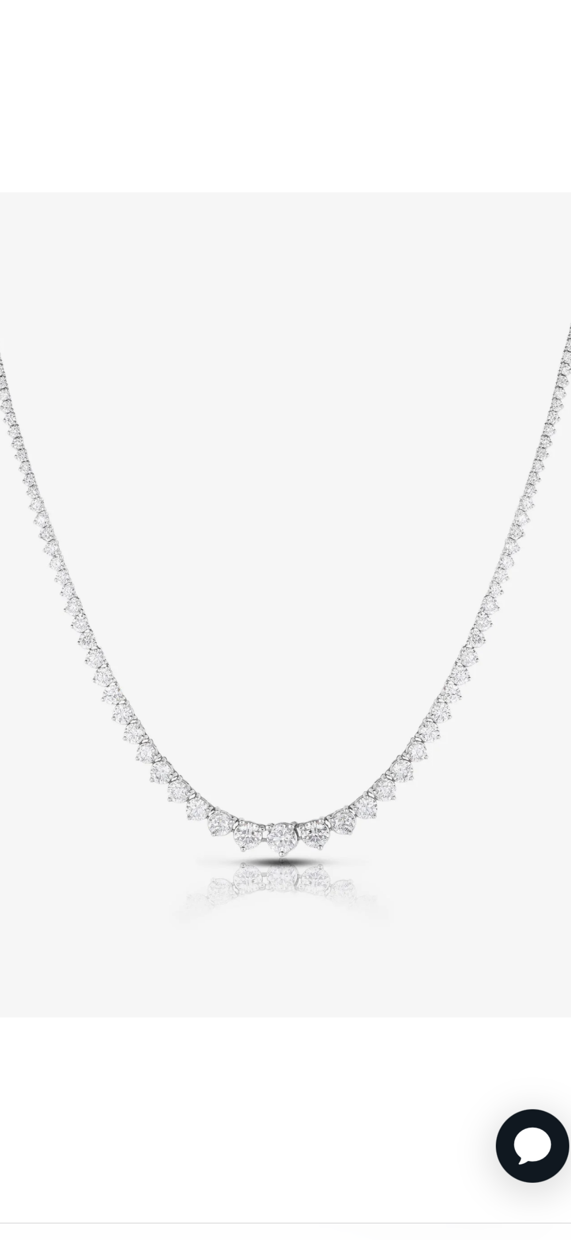 3.5 Ct Graduated Tennis Necklace