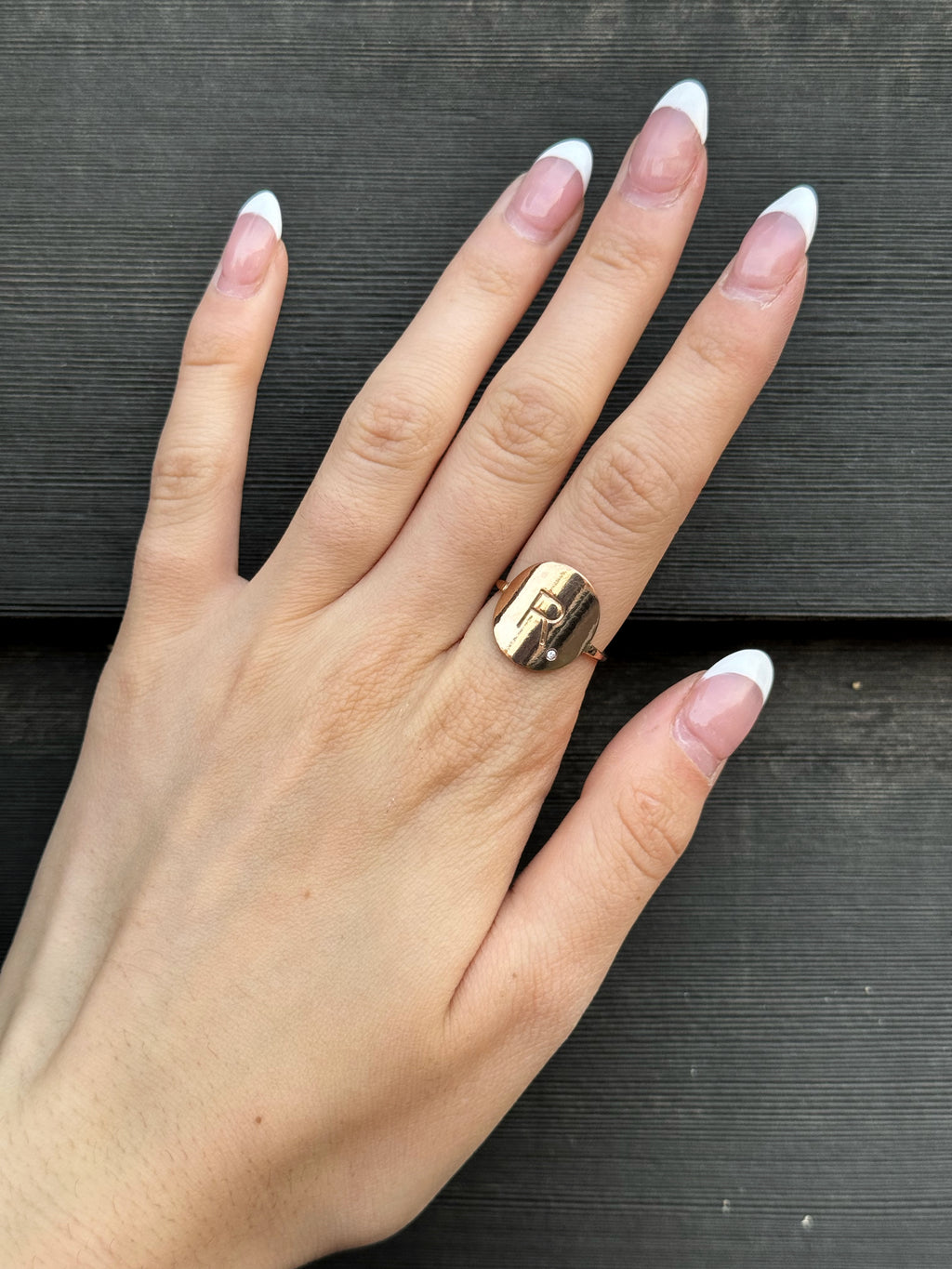 Classic Coin Diamond Ring