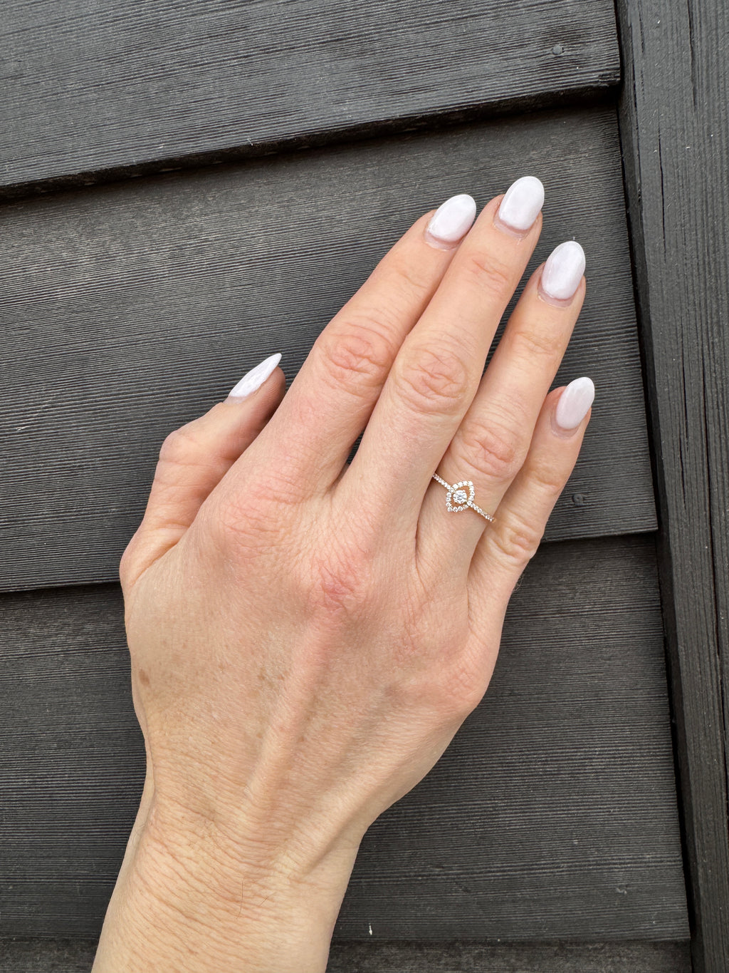 Marquise Diamond Halo Ring