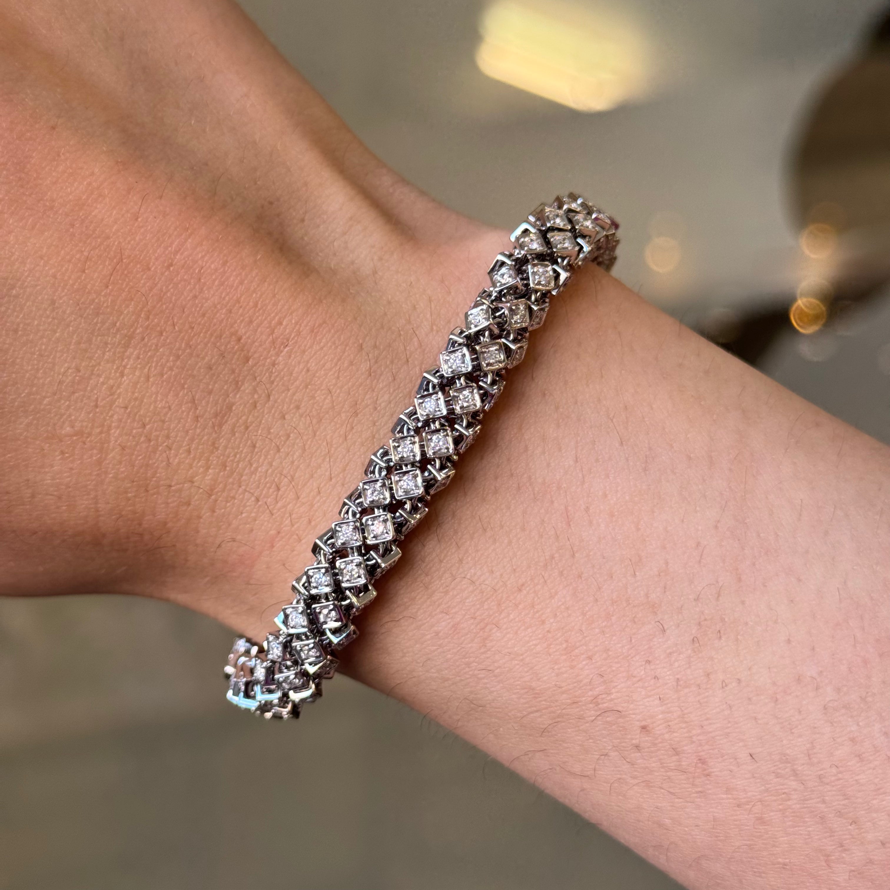 Diamond Snake Bracelet